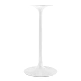 Tulip 28" Square Bar Table With White Base