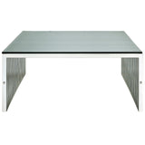 Grid Stainless Steel Coffee Table