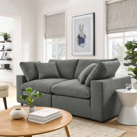 Haven Down Filled Overstuffed 2 Piece Sectional Sofa Set