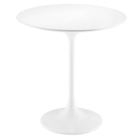 Tulip 20" Round Wood Top Side Table