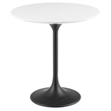 Tulip 20" Round Wood Top Side Table