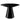 Provision 47" Round Dining Table, Black