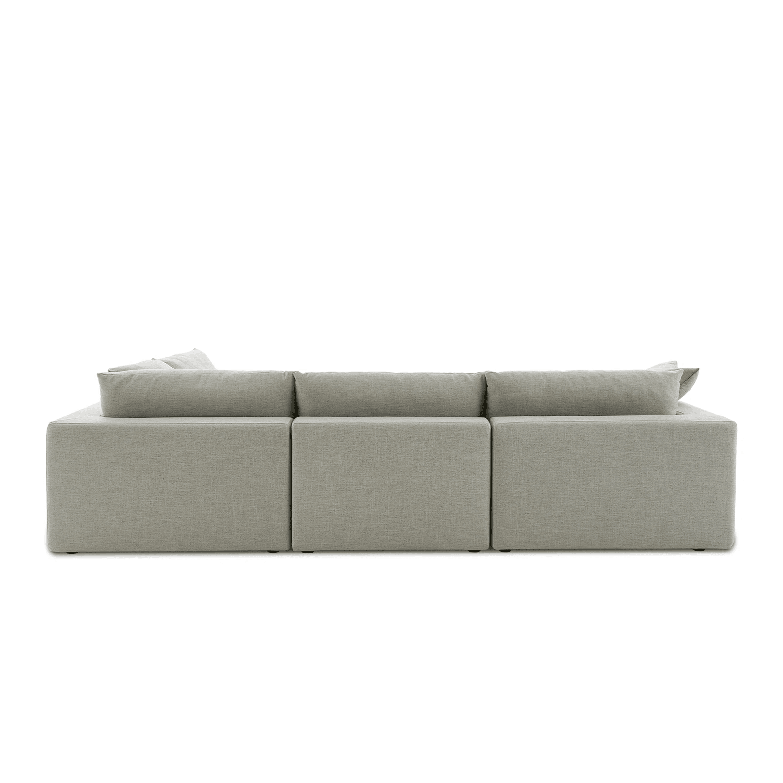 Duke Deep Seat Sofa, 4 Seater, Gray