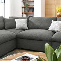 Haven Down Filled Overstuffed 8 Piece Sectional Sofa Set