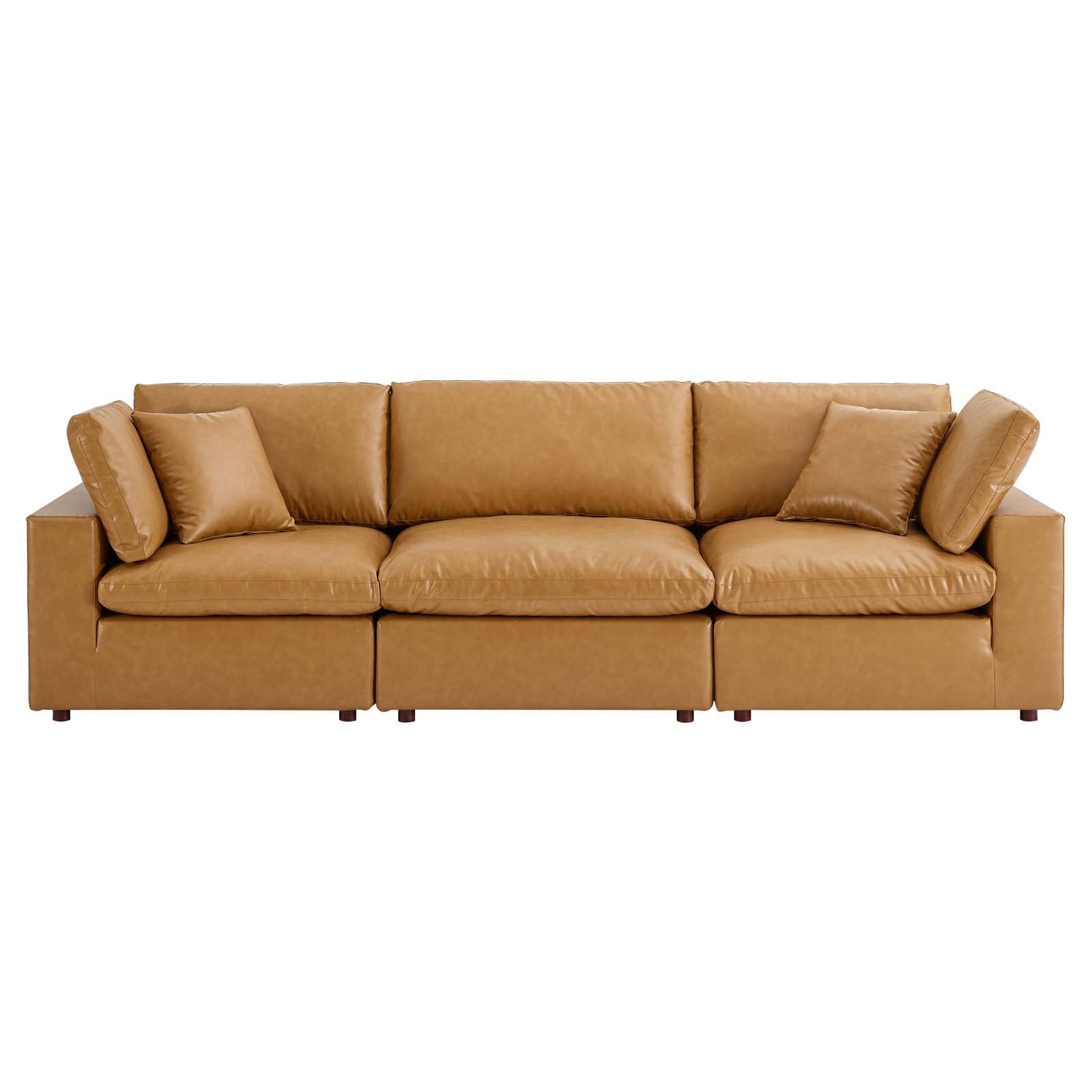 Haven Vegan Leather 3-Seater Sofa