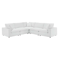 Haven Vegan Leather 5-Piece Sectional Sofa