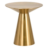 Hourglass Side Table, Gold