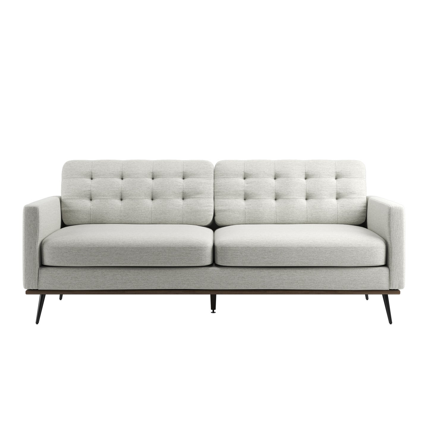 Loft 3 Seater Sofa, White | 6.5 Feet