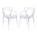 Nesting Series Transparent Stacking Side Chair