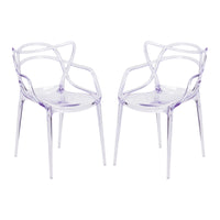 Nesting Series Transparent Stacking Side Chair