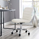 Ripple Armless Mid Back Vinyl Office Chair