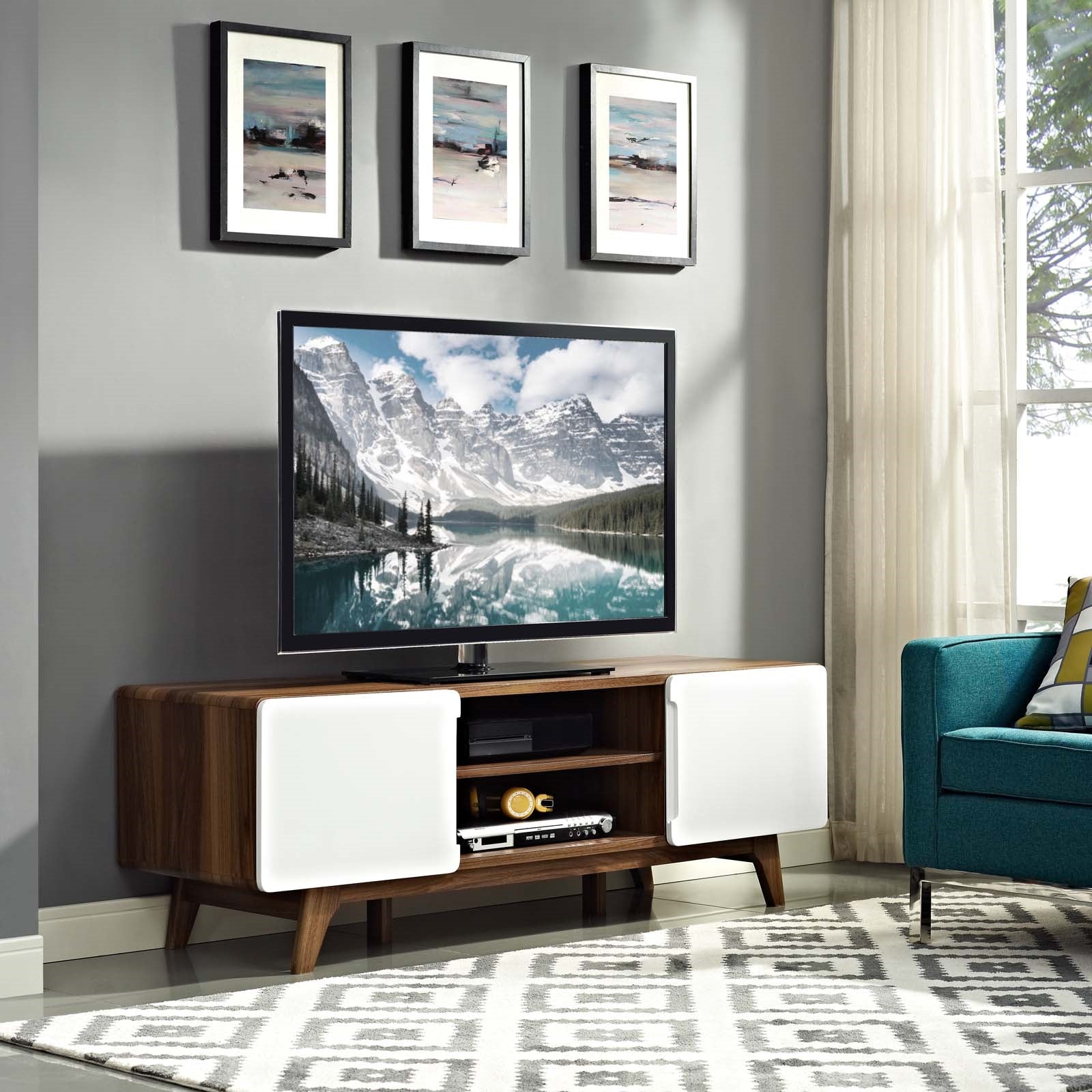 Tread Media Console TV Stand