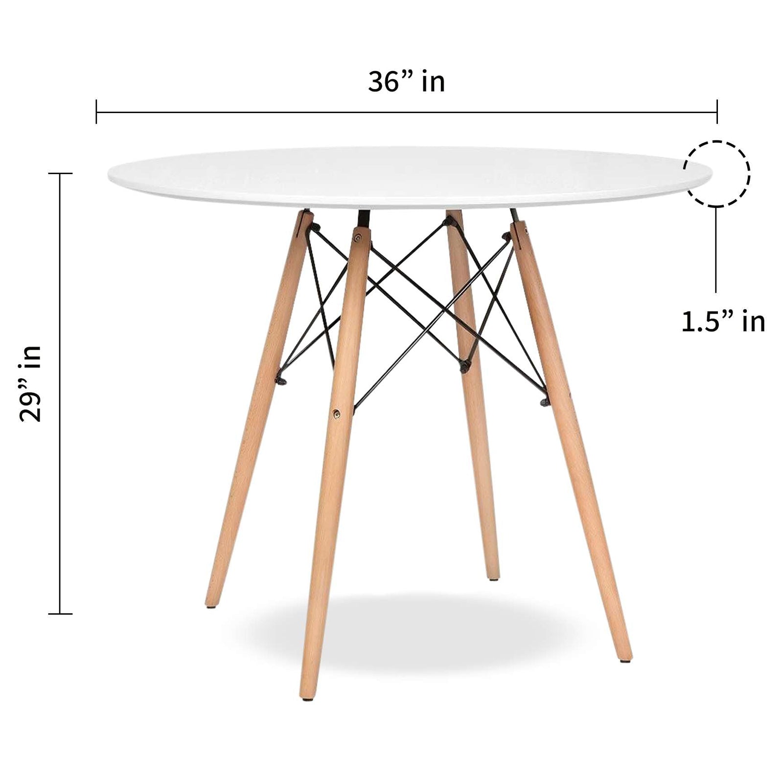 Eiffel Dining Table 36" Round