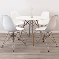 Steel Legs Eiffel Table Set