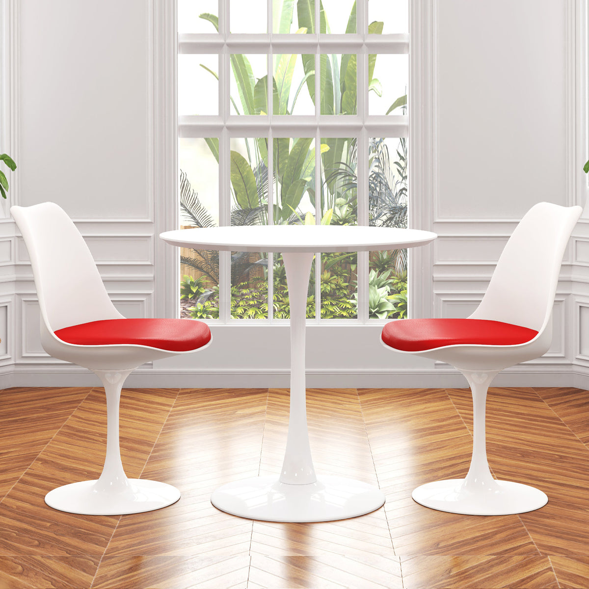 White tulip 2024 dining table