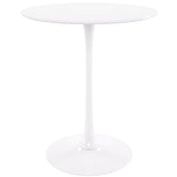 Tulip Wood Top Bar Table, 35.5" Round